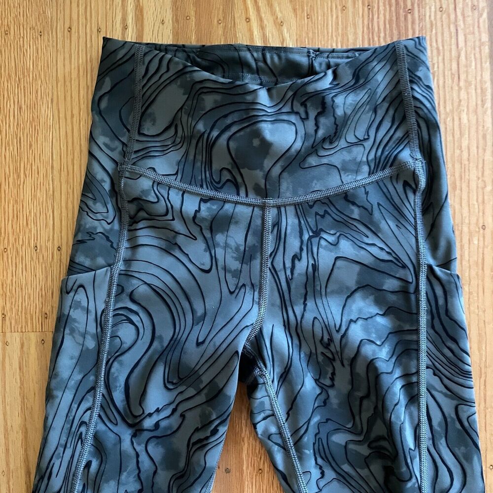 ATHLETA Lot of 2 Ultimate Stash Pockets Mantra Print Leggings Womens Size XXS - Picture 2 of 8